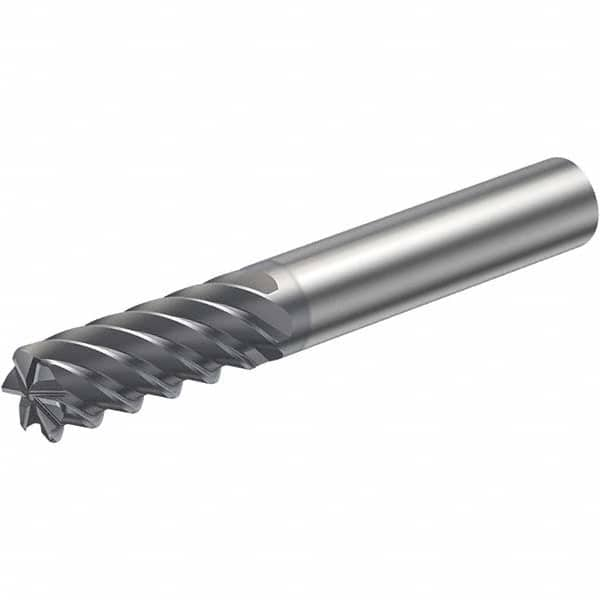 Square End Mill: 12 mm Dia, 26 mm LOC, 6 Flutes, Solid Carbide MPN:5742603