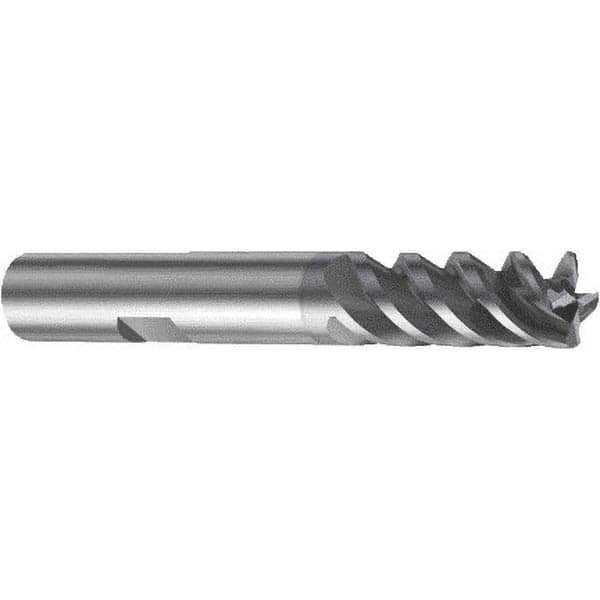 Corner Radius End Mill: 6 mm Dia, 13.00 mm LOC, 50 deg Helix, TiAlN Coated, Multilayer Coating, Corner Radius End, Centercutting Series R216 MPN:5742872