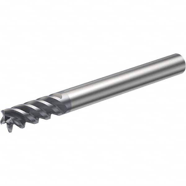 Corner Chamfer End Mill: 16 mm Dia, 32 mm LOC, 4 Flutes, 0.15 mm Chamfer Width, Solid Carbide MPN:5743271