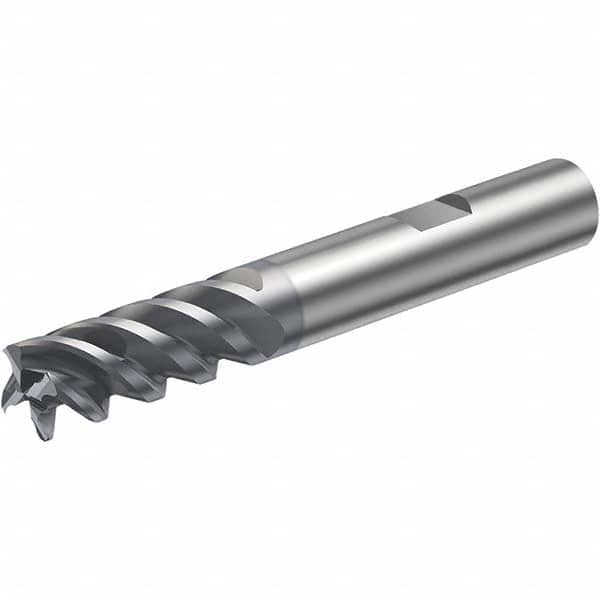 Corner Radius End Mill: 8 mm Dia, 19 mm LOC, 4 Flutes, Solid Carbide MPN:5743315