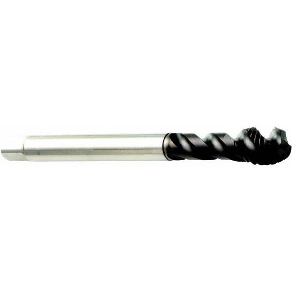 Spiral Flute Tap: M16x2.00 Metric, 4 Flutes, Modified Bottoming, 6H Class of Fit, Powdered Metal, SmoothTop Coated MPN:6182188