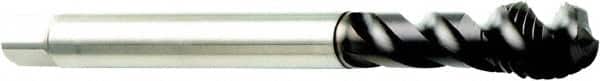Spiral Flute Tap: M1.6x0.35 M, 2 Flutes, 6H Class of Fit, High Speed Steel MPN:6183040