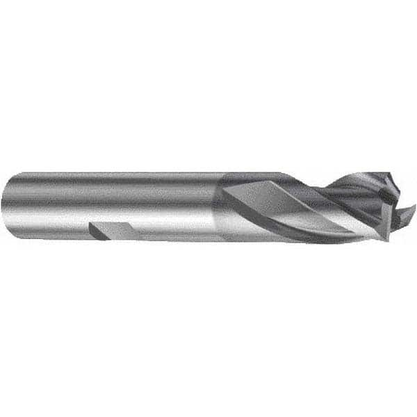 Square End Mill: 2 mm Dia, 3.5 mm LOC, 3 Flutes, Solid Carbide MPN:6259576