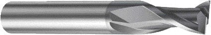 Square End Mill: 1.5 mm Dia, 4.5 mm LOC, 2 Flutes, Solid Carbide MPN:6259650