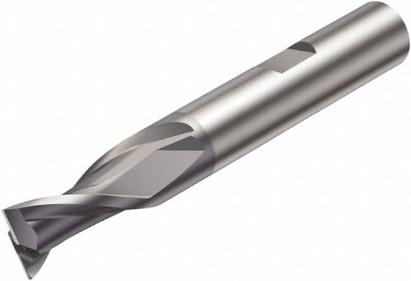 Square End Mill: 2 mm Dia, 6.5 mm LOC, 2 Flutes, Solid Carbide MPN:6259656