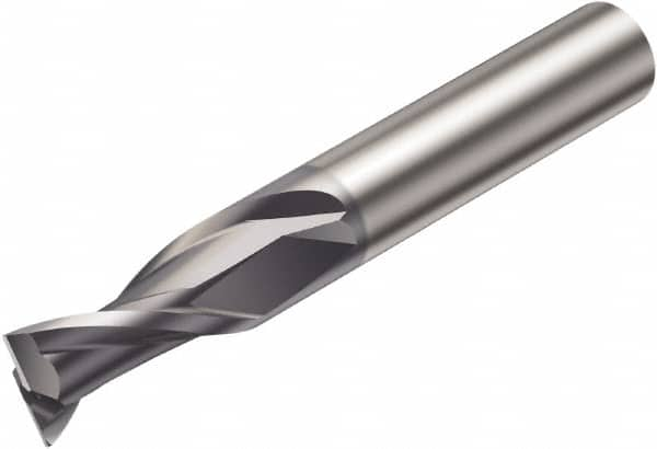 Corner Radius End Mill: 4 mm Dia, 14.5 mm LOC, 2 Flutes, Solid Carbide MPN:6259757