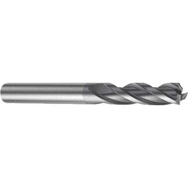 Corner Chamfer End Mill: 16 mm Dia, 50 mm LOC, 3 Flutes, 0.15 mm Chamfer Width, Solid Carbide MPN:6259817