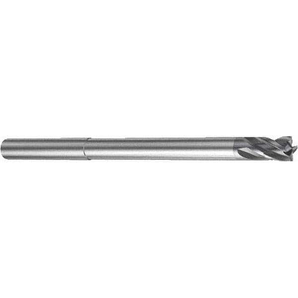 Square End Mill: 1 mm Dia, 1 mm LOC, 2 Flutes, Solid Carbide MPN:6260045