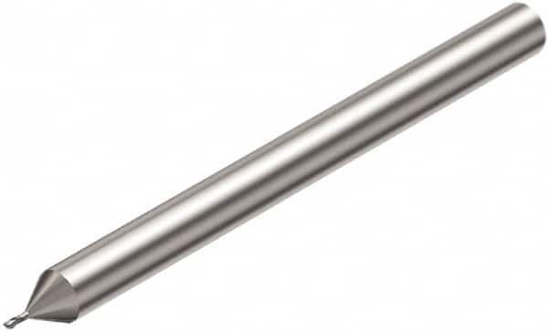 Square End Mill: 1 mm Dia, 1 mm LOC, 2 Flutes, Solid Carbide MPN:6260059