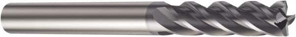 Corner Chamfer End Mill: 10 mm Dia, 32 mm LOC, 4 Flutes, 0.15 mm Chamfer Width, Solid Carbide MPN:6260137