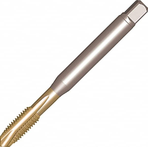 Spiral Point Tap: M5x0.8 Metric, 3 Flutes, Plug Chamfer, 6H Class of Fit, Powdered Metal High-Speed Steel, Bright/Uncoated MPN:6539200