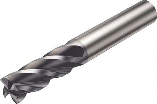 Corner Radius End Mill: 3 mm Dia, 7 mm LOC, 4 Flutes, Solid Carbide MPN:6732482