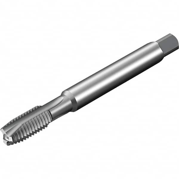 Spiral Point Tap: 2 Flutes, Plug, 6HX Class of Fit, Powdered Metal High Speed Steel, AlCrN Coated MPN:7382714