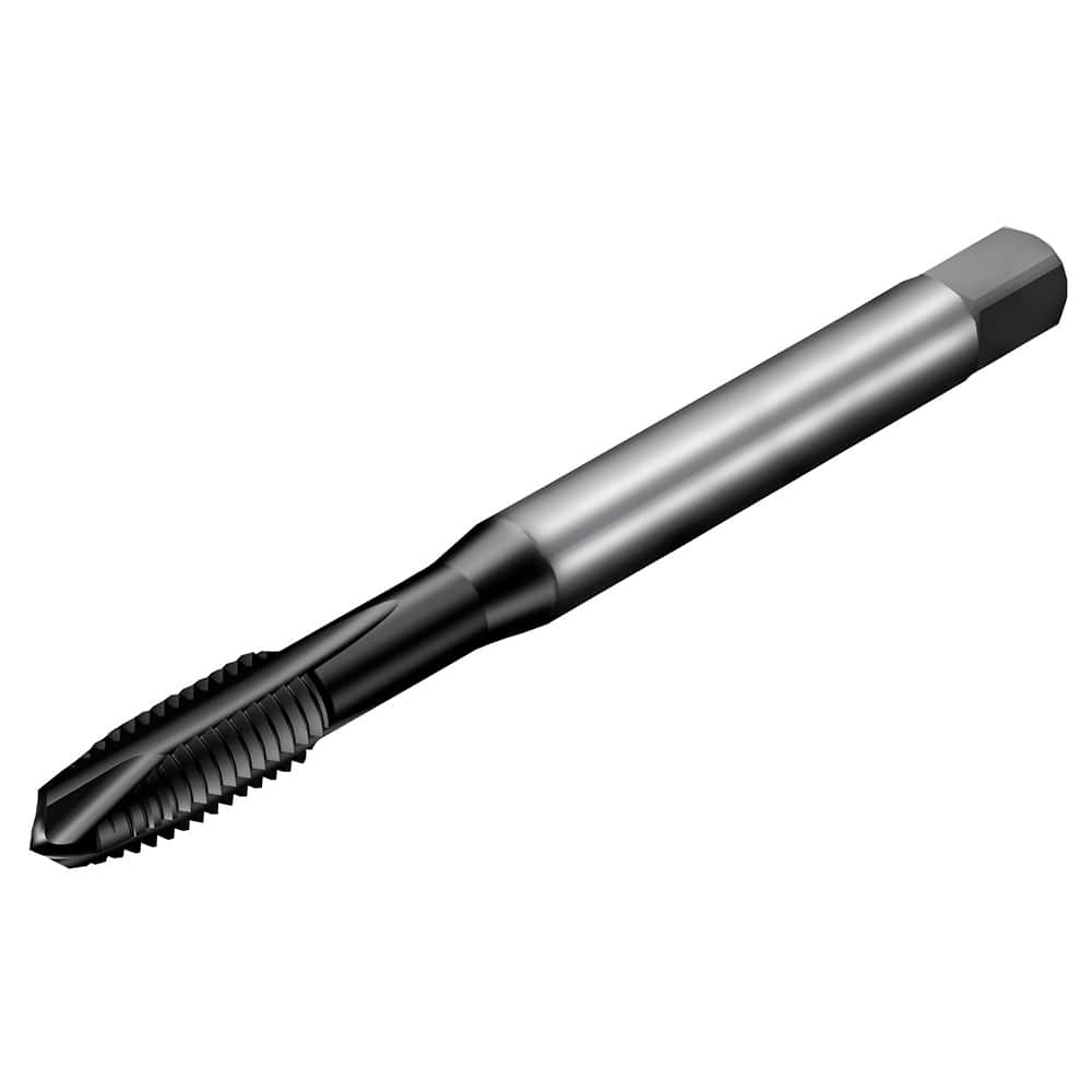 Spiral Point Tap: M8x1.00 DIN/ANSI, 3 Flutes, Plug, 6HX Class of Fit, HSS-E-PM, TiAlN Coated MPN:8057092