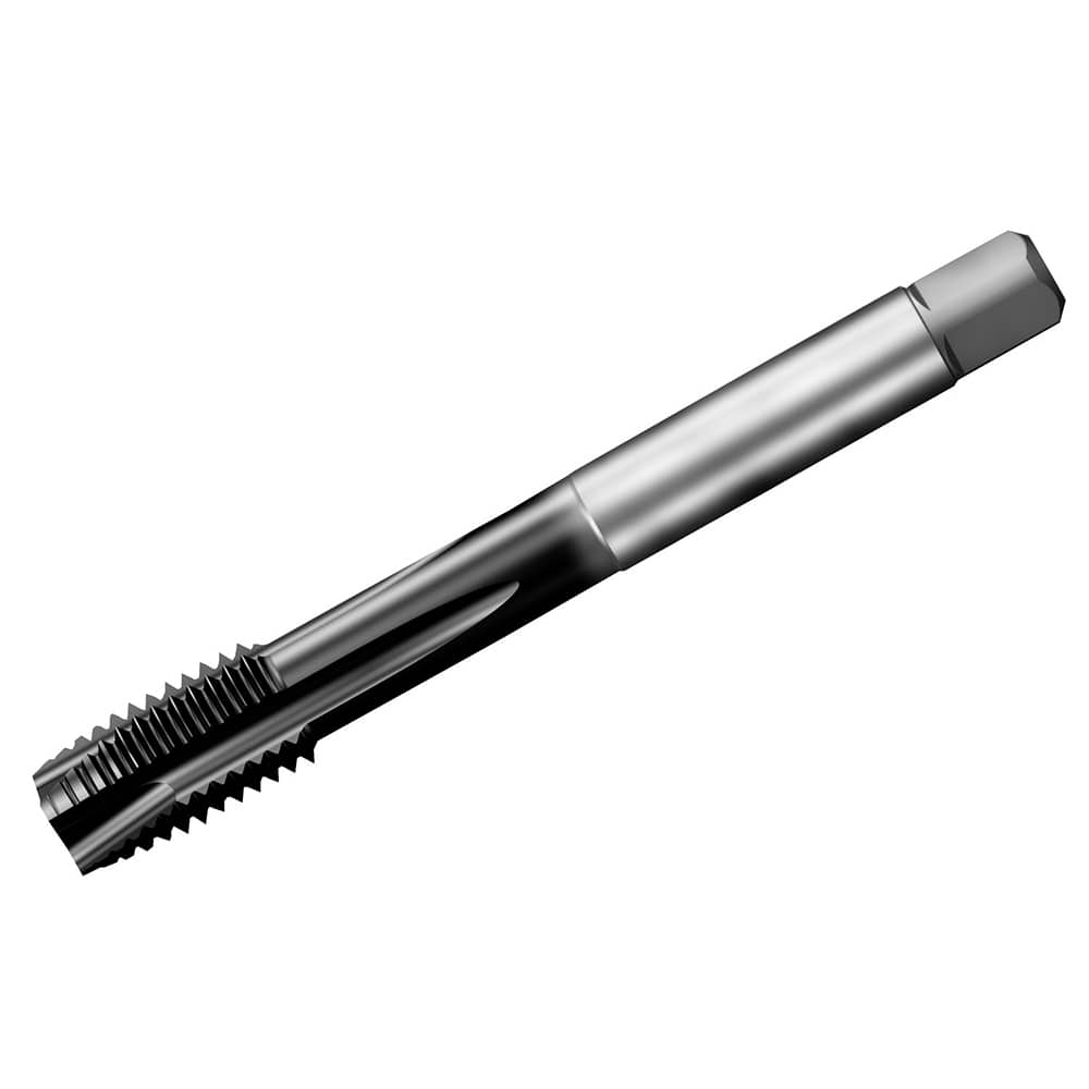 Spiral Point Tap: M12x1.50 DIN/ANSI, 3 Flutes, Plug, 6HX Class of Fit, HSS-E-PM, TiAlN Coated MPN:8057095