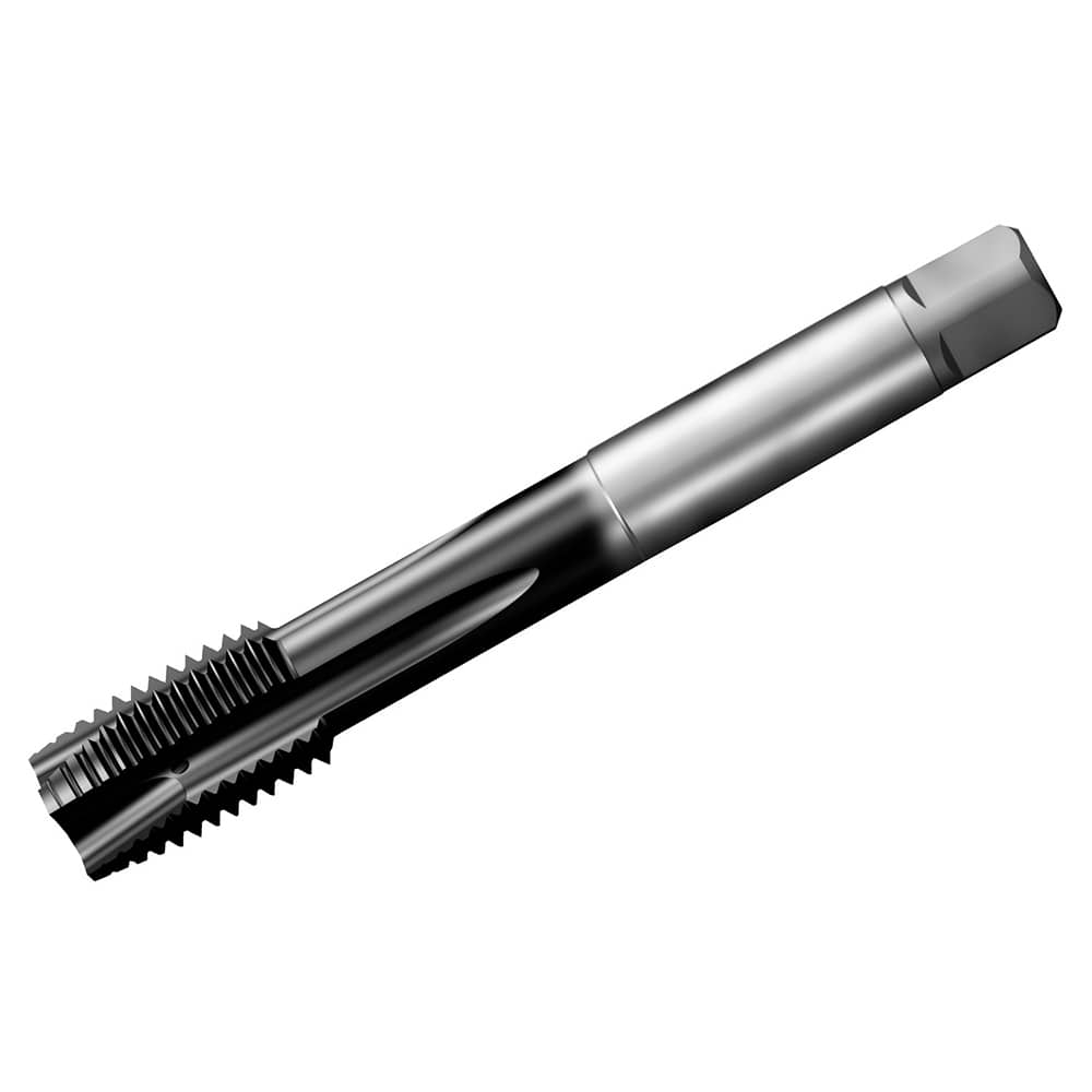 Spiral Point Tap: M12x1.75 DIN 376, 4 Flutes, Plug, 6HX Class of Fit, HSS-E-PM, TiAlN Coated MPN:8060699