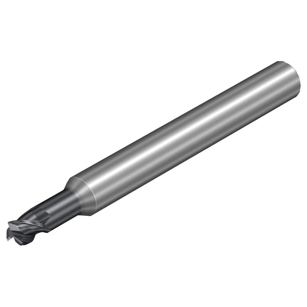 Square End Mill: 2 mm Dia, 2 mm LOC, 3 Flutes, Solid Carbide MPN:8213430