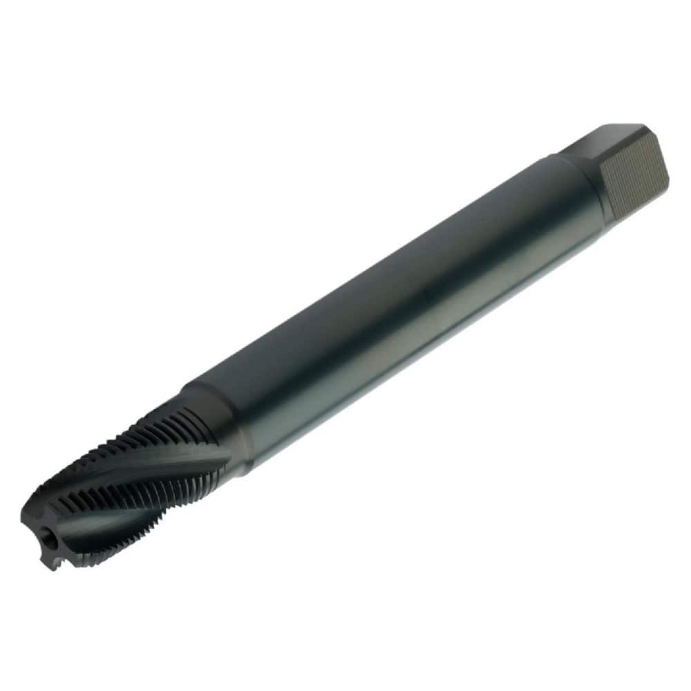 Spiral Flute Tap: 3/8-18 NPT, 5 Flutes, Semi-Bottoming, NORMAL Class of Fit, High Speed Steel, FeN Coated MPN:8248266