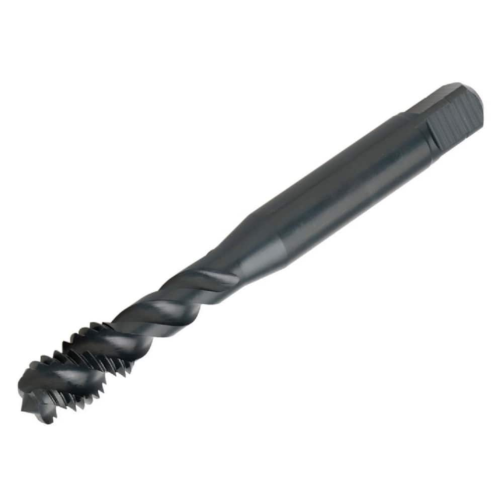 Spiral Flute Tap: 3/4-16 UNF, 4 Flutes, Semi-Bottoming, 2B Class of Fit, Powdered Metal, FeN Coated MPN:8248470