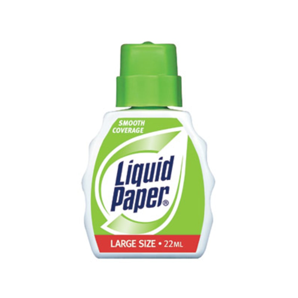 Liquid Paper Smooth-Coverage Correction Fluid, Fast Dry, 22 mL Bottle (Min Order Qty 46) MPN:5640415