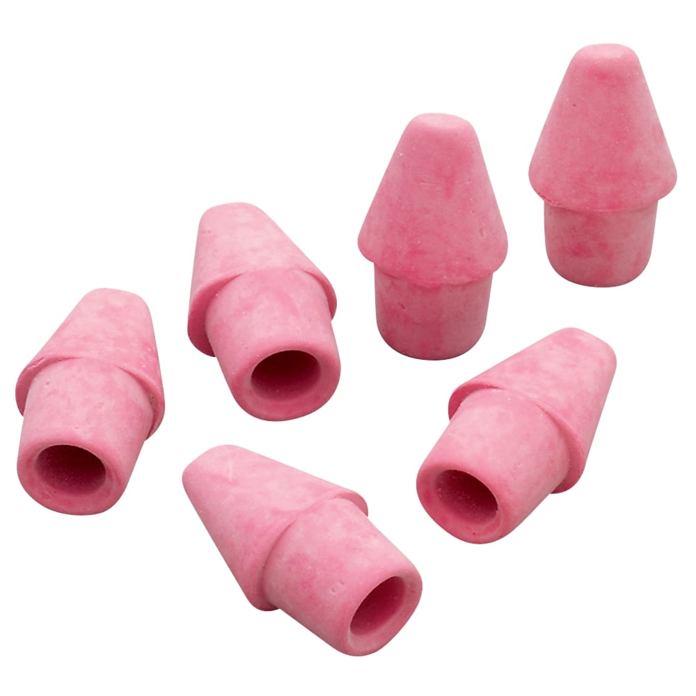 Paper Mate Pencil Cap Erasers, Pink, Pack Of 144 (Min Order Qty 11) MPN:73015