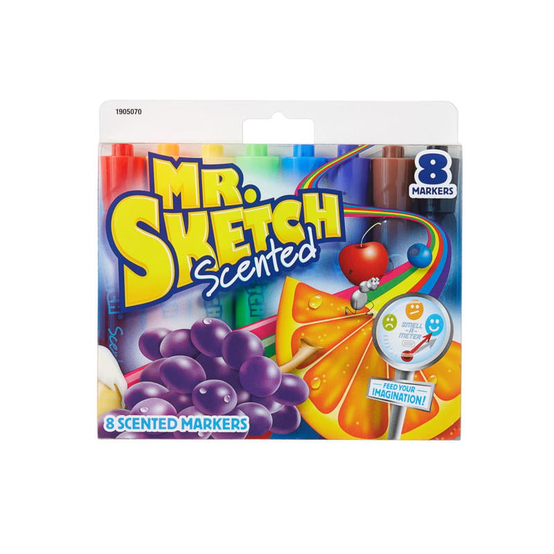 Mr. Sketch Scented Markers, Assorted Colors, Set Of 8 (Min Order Qty 13) MPN:1905070