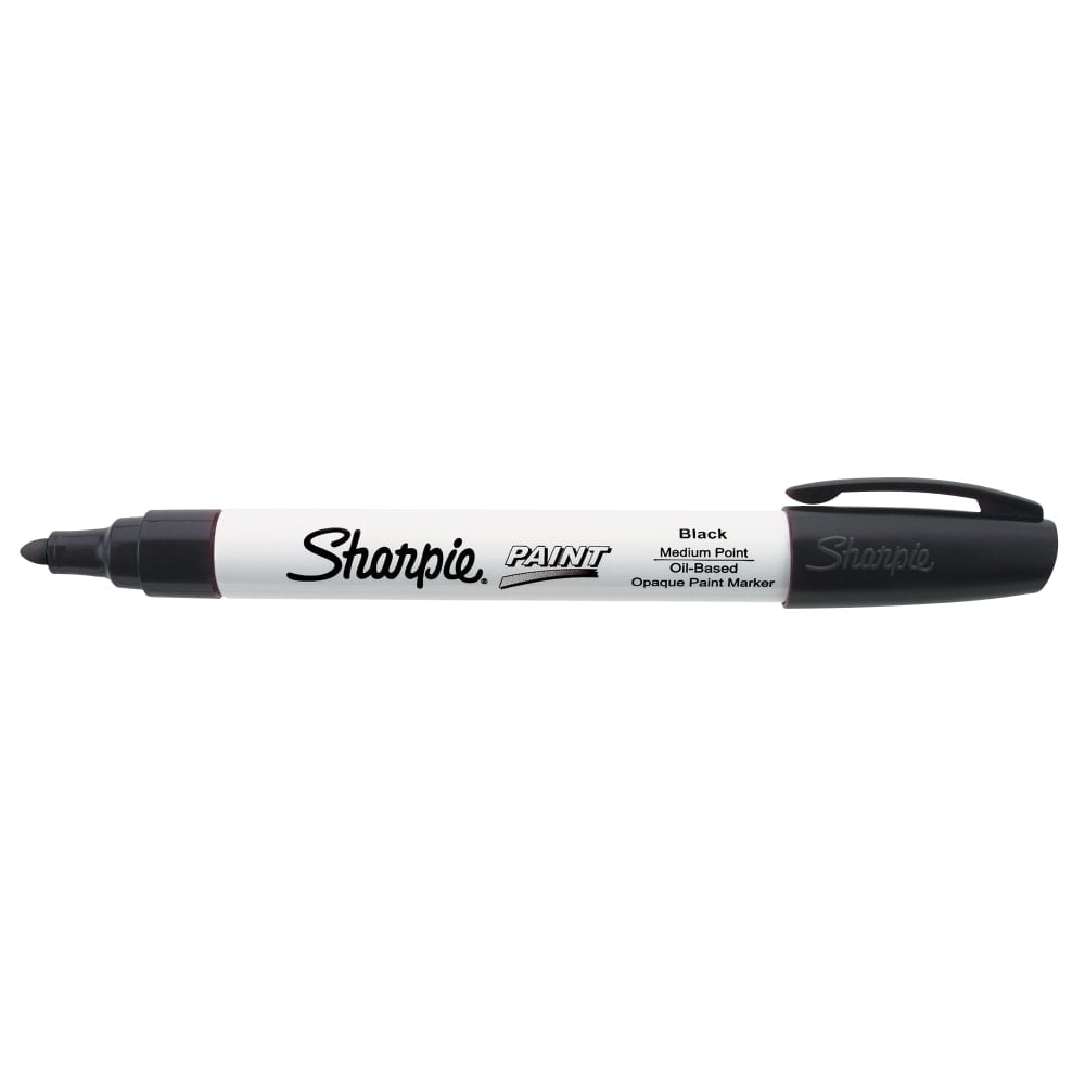 Sharpie Paint Marker, Bullet Point, Black (Min Order Qty 29) MPN:35549