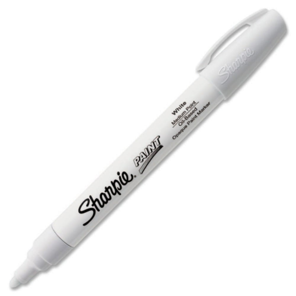 Sharpie Paint Marker, Bullet Point, White (Min Order Qty 28) MPN:35558