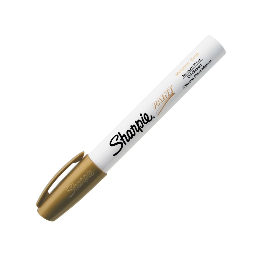 Sharpie Paint Marker, Bullet Point, Gold (Min Order Qty 14) MPN:35559