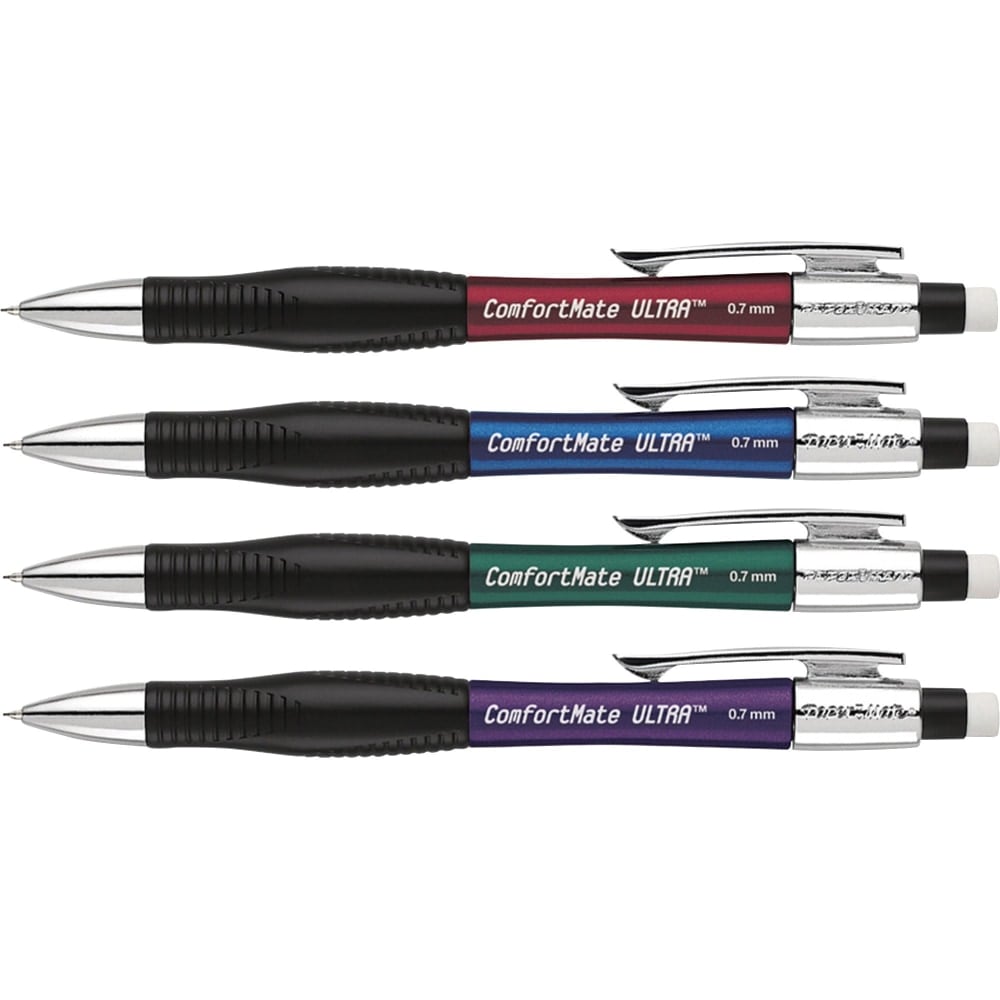 Paper Mate Comfortable Ultra Mechanical Pencil, #2 Lead, Medium Point, 0.7 mm, Assorted Colors (Min Order Qty 40) MPN:1738798