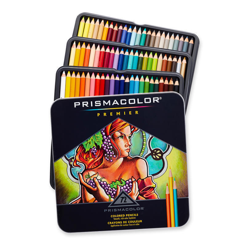 Prismacolor Premier Soft Core Colored Pencils, Assorted Colors, Pack Of 72 MPN:3599TN