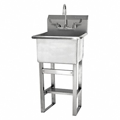 SaniLav Util Sink Square 18inx18inx12in MPN:U1818F