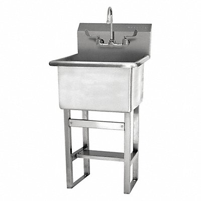 SaniLav Util Sink Square 24inx24inx12in MPN:U2424F