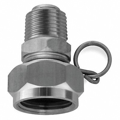 Swivel Hose Adapt SS 1/2 NPT 2 L MPN:N11S