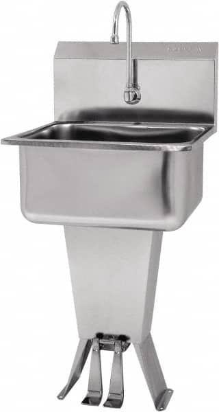 Hands-Free Hand Sink: 304 Stainless Steel MPN:521L