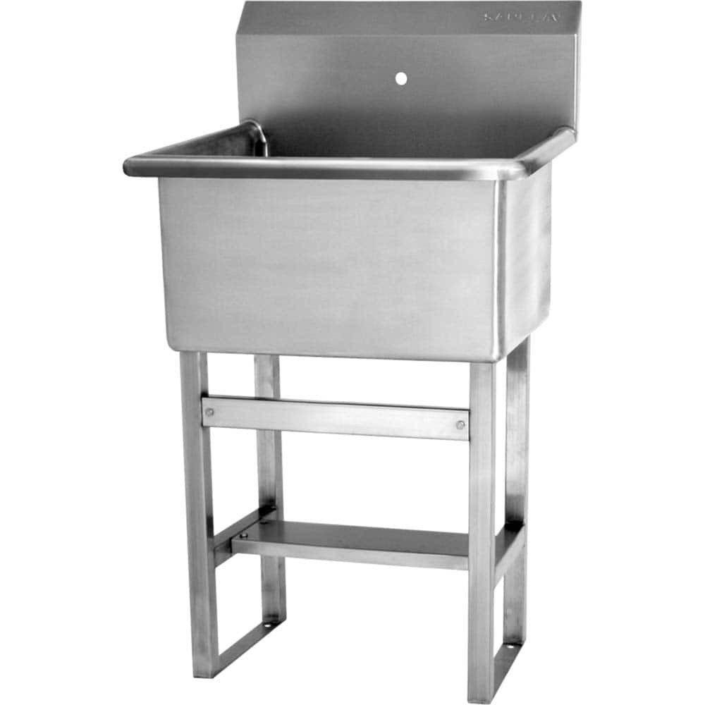 Scrub Wash Sink: Floor Mount, 304 Stainless Steel MPN:531F0