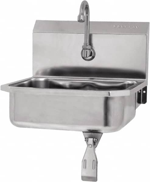 Hands-Free Hand Sink: 304 Stainless Steel MPN:605L