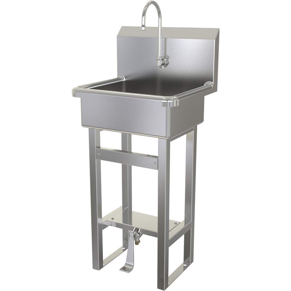 Wash Sink: Floor Mount, 304 Stainless Steel MPN:7251.5