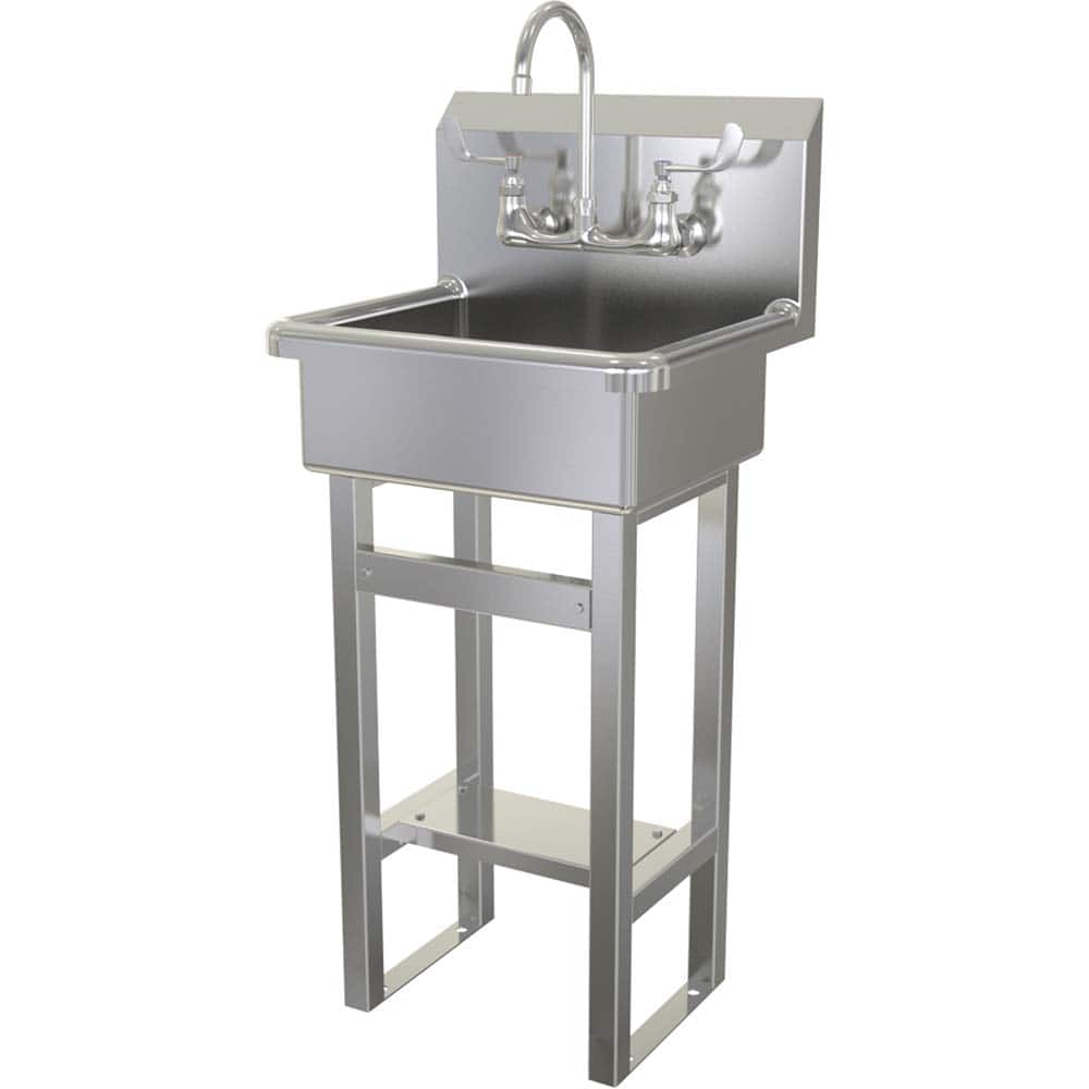 Wash Sink: Floor Mount, 304 Stainless Steel MPN:725F.5