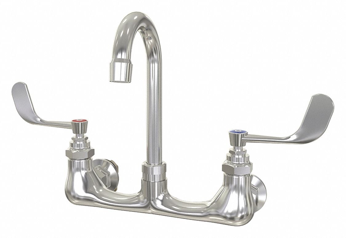 Gooseneck Chrome Sani-Lav Cast Brass MPN:206.5