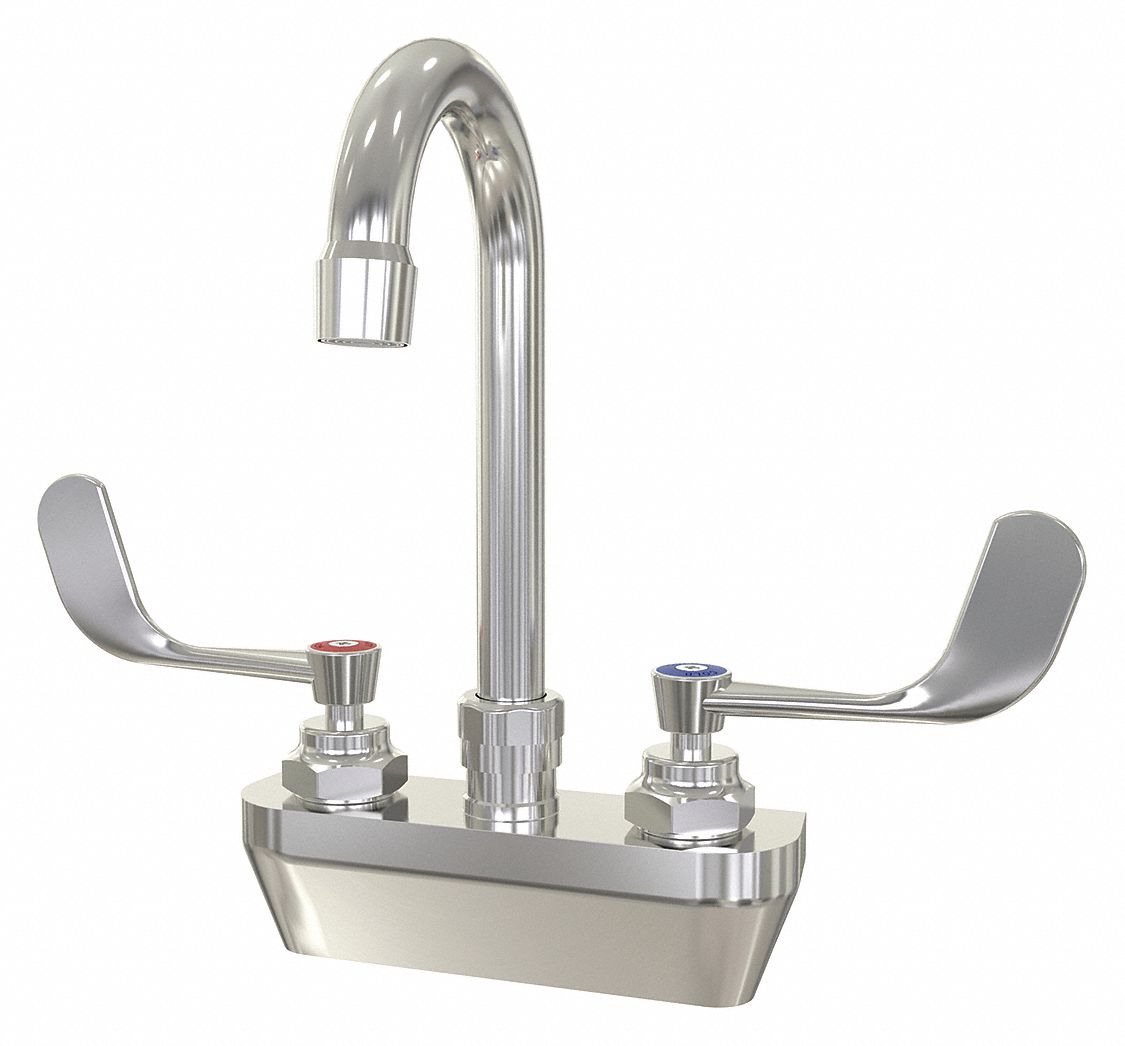 Gooseneck Chrome Sani-Lav Cast Brass MPN:27