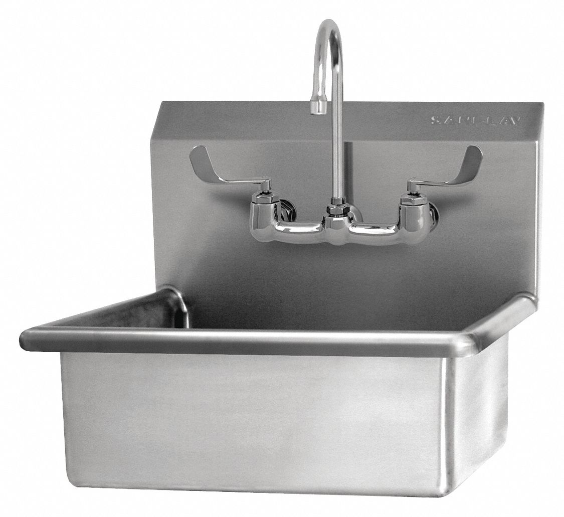 Sani-Lav Hand Sink Rect 20inx17inx9in MPN:504F-0.5