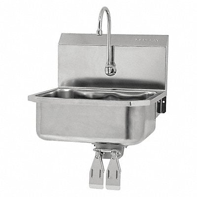 SaniLav Wall Mnt Sink Rect 17inx14inx7in MPN:505L-0.5