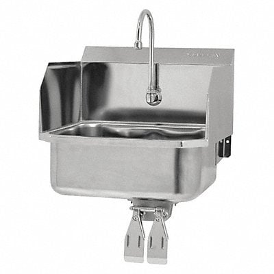 SaniLav Wall Mnt Sink Rect 17inx14inx7in MPN:507L-0.5