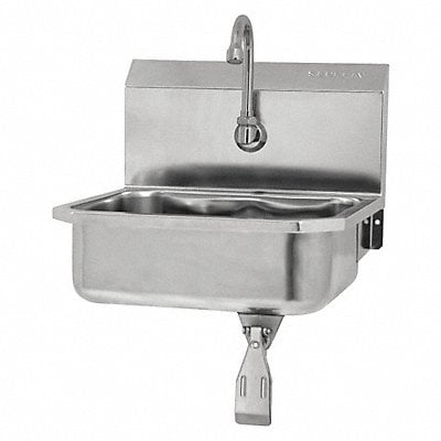 SaniLav Wall Mnt Sink Rect 14inx11inx5in MPN:605L-0.5