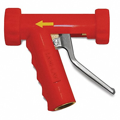 Spray Nozzle Red Brass/SS Pistol Grip MPN:N8R