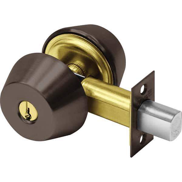 Deadbolts, Deadbolt Type: Double Cylinder , Lock Type: Double Cylinder , Finish: Antique Bronze , Hand Orientation: Non-Handed  MPN:484 10B