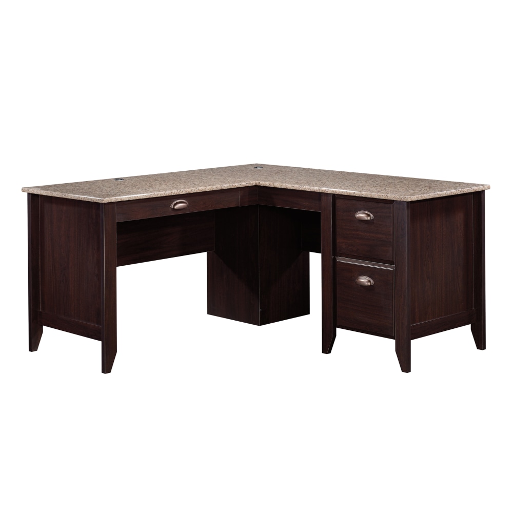 Sauder Samber 60inW L-Shaped Transitional Computer Desk, Jamocha MPN:422016