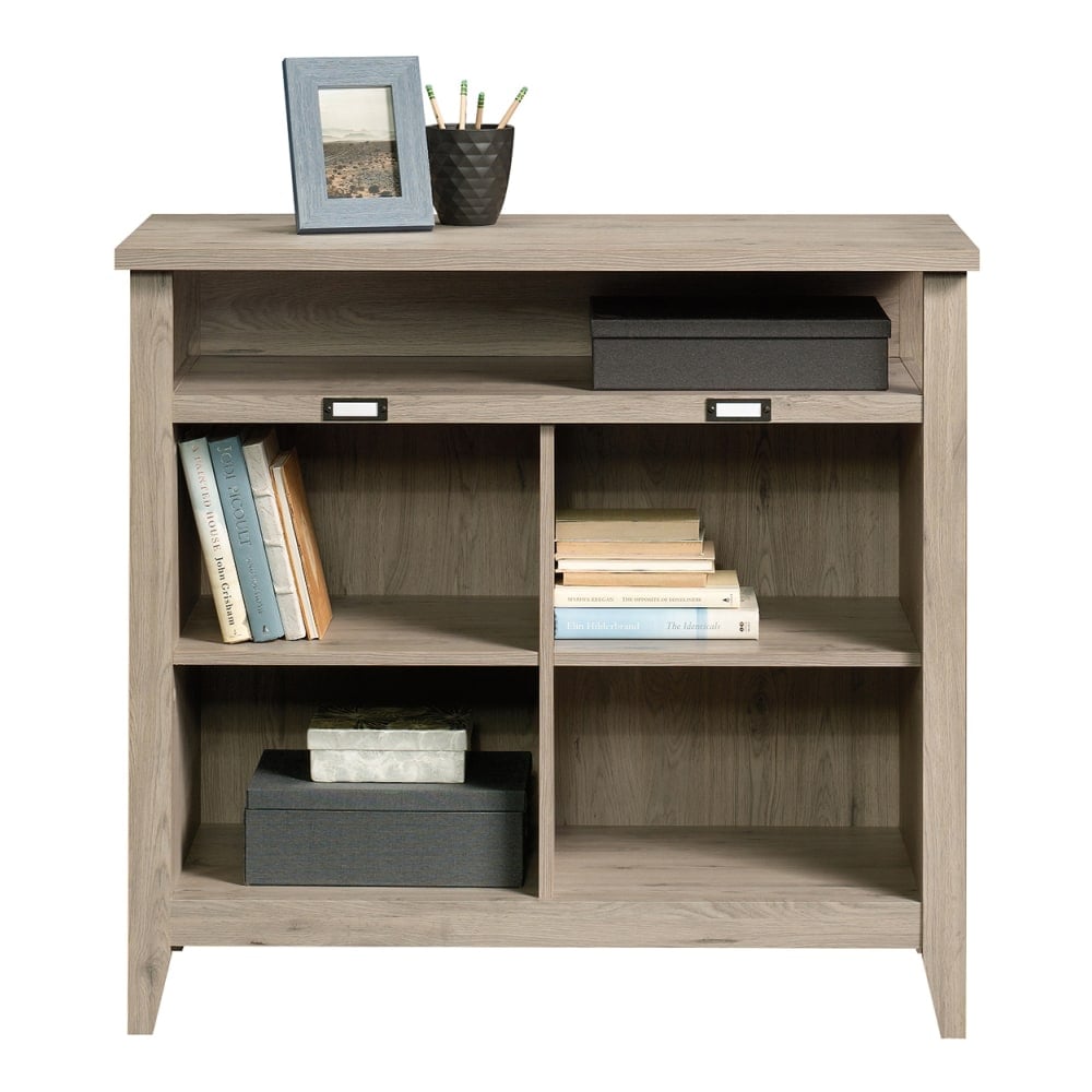 Sauder Summit Station 36inH 4-Cube Storage Bookcase, Laurel Oak MPN:426967