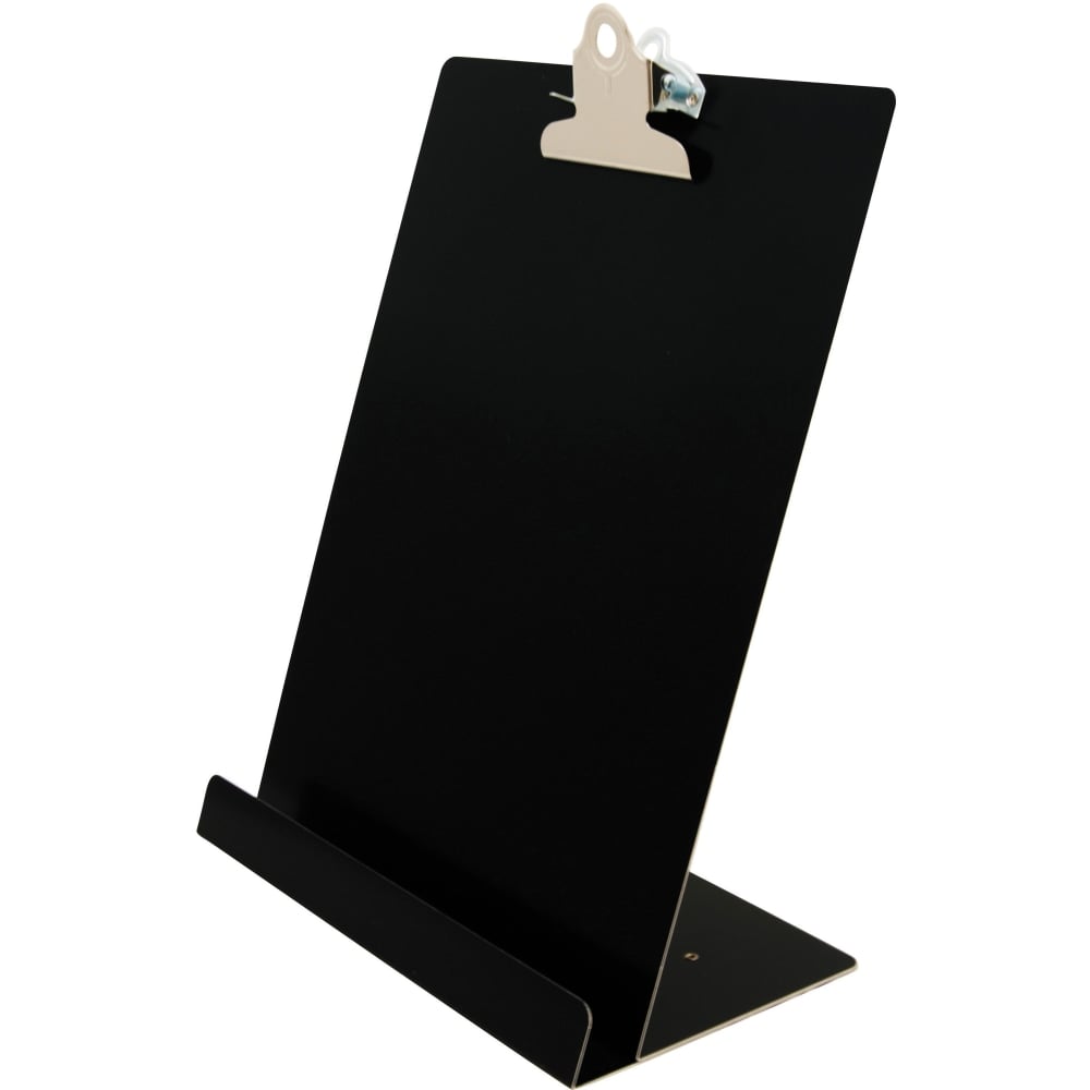 Saunders Document/Tablet Holder Stand - 12.3in x 9.5in x 5in - Aluminum - 1 Each - Black (Min Order Qty 2) MPN:22521